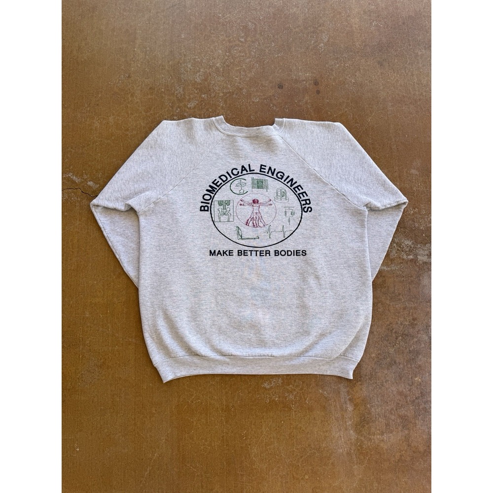 VTG 90s Biomedical Engineers Make Better Bodies Anatomy Arizona University XL
